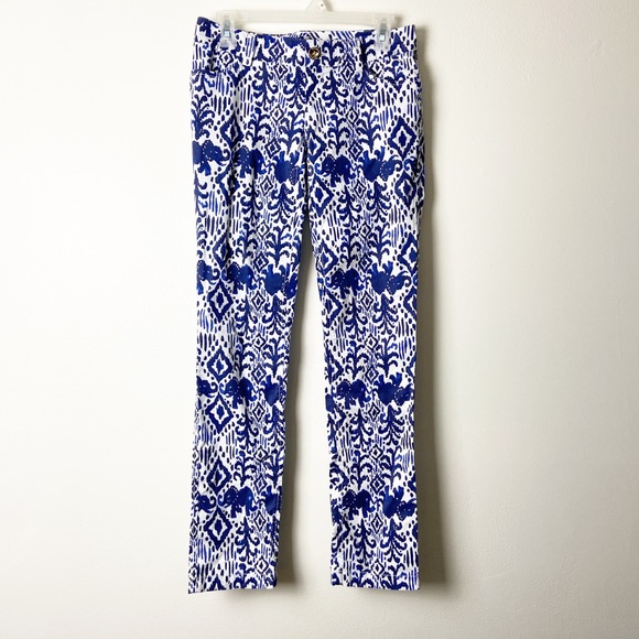 Lilly Pulitzer Pants - LILLY PULITZER • Callahan Chino Pants Blue/White